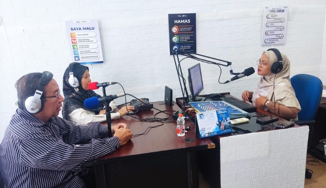 Tentang sound horeg menjadi topik pembahasan hangat di Radio Suara Muslim Lumajang (Suharyo/Trobosco)