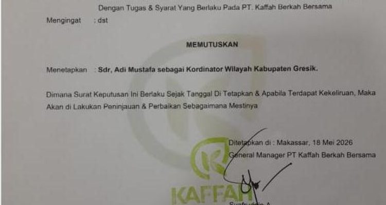 adi-mustafa-koordinator-kaffah-berkah-bersama-gresik