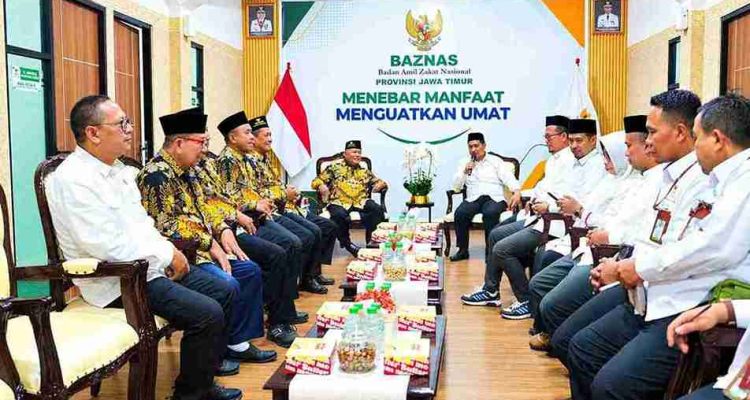 ngasuh-kaweruh-baznas-lumajang-silaturahmi-ke-provinsi-jatim